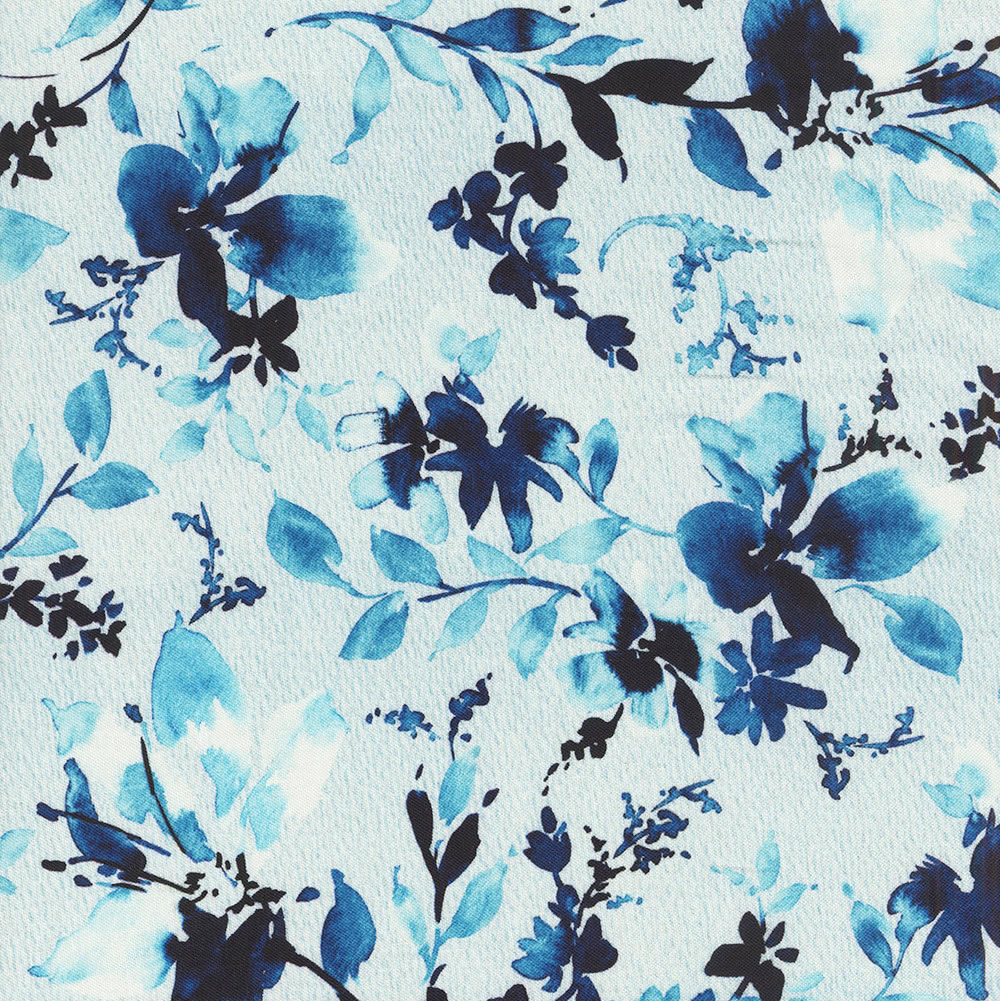Studio E Fabrics Garden Whisper 118 Inch Wide Quilt Backing Blue